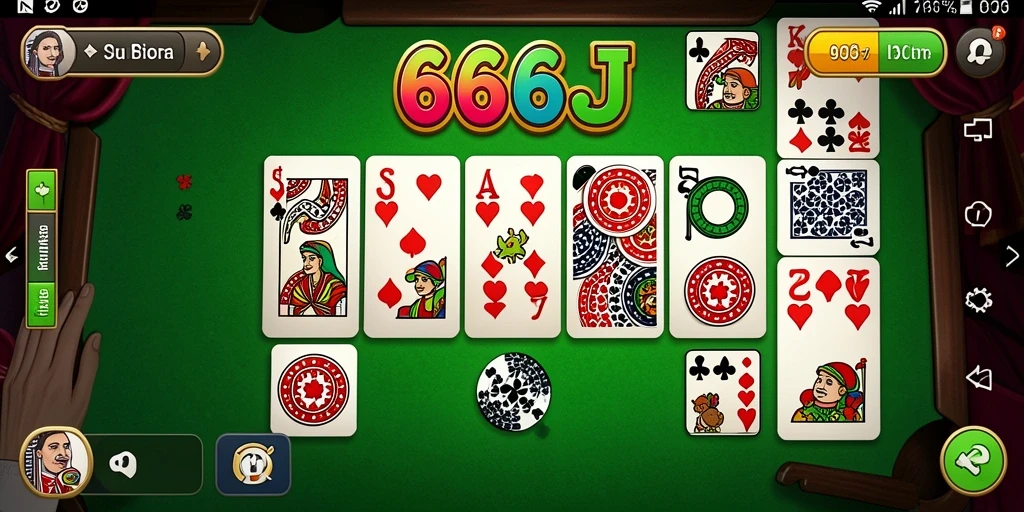Tampilan gameplay seru dari 666J yang penuh tantangan.