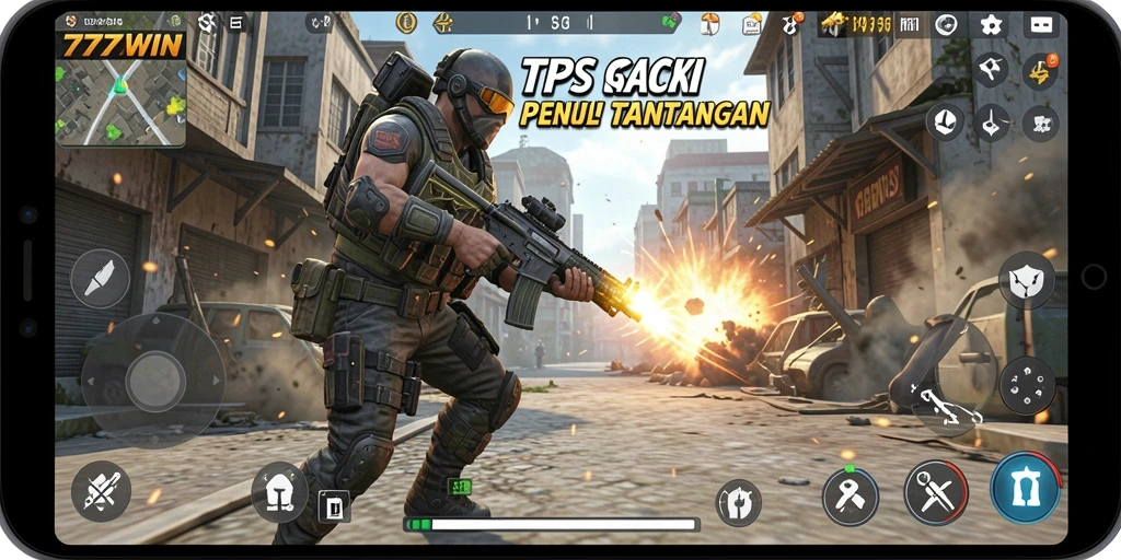 Gameplay menegangkan dalam 777WIN dengan aksi TPS yang seru.