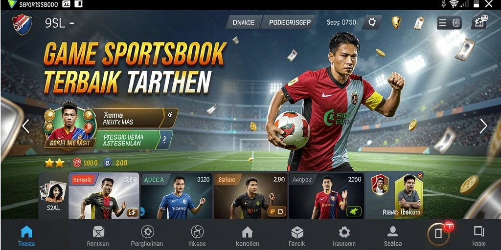 Tampilan gameplay 9SL yang menarik dengan fitur sportsbook.