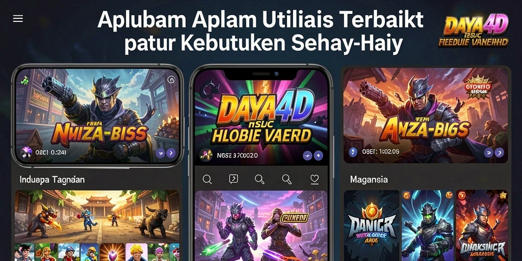Tampilan antarmuka utama DAYA4D yang sederhana dan fungsional.