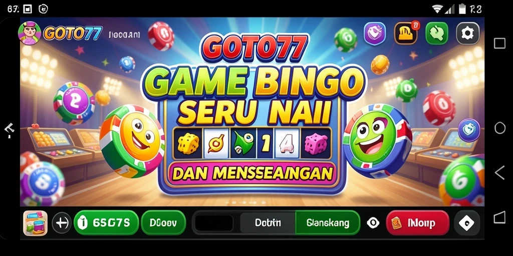 Tampilan gameplay Bingo yang seru dan menyenangkan di GOTO77.