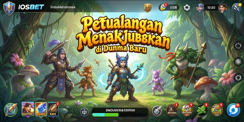 Tampilan gameplay menakjubkan dari IOSBET yang penuh petualangan.