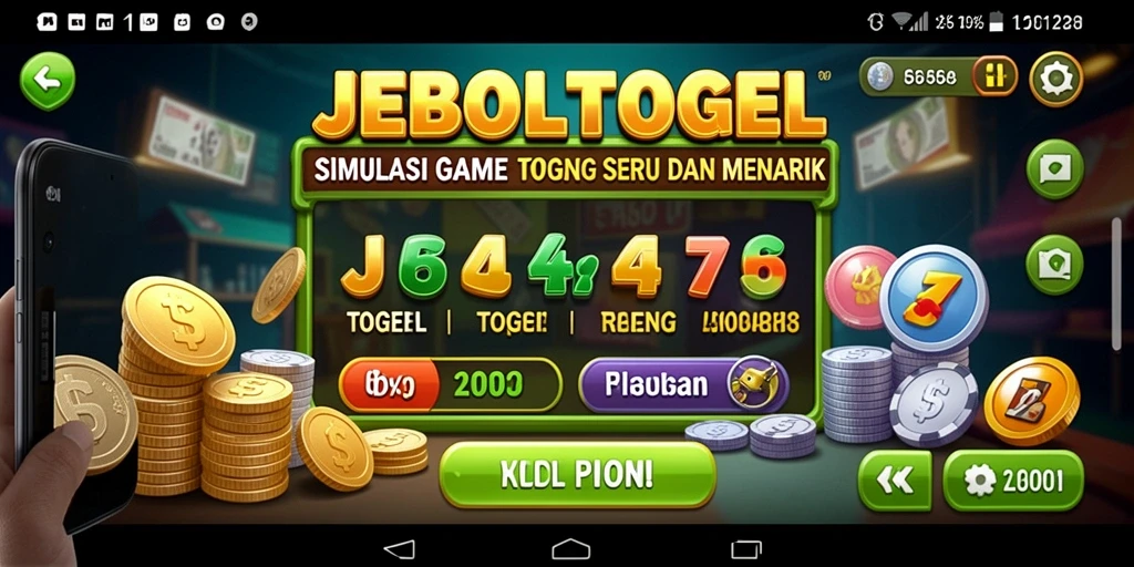 Gameplay simulation seru di JEBOLTOGEL yang mengasyikkan.