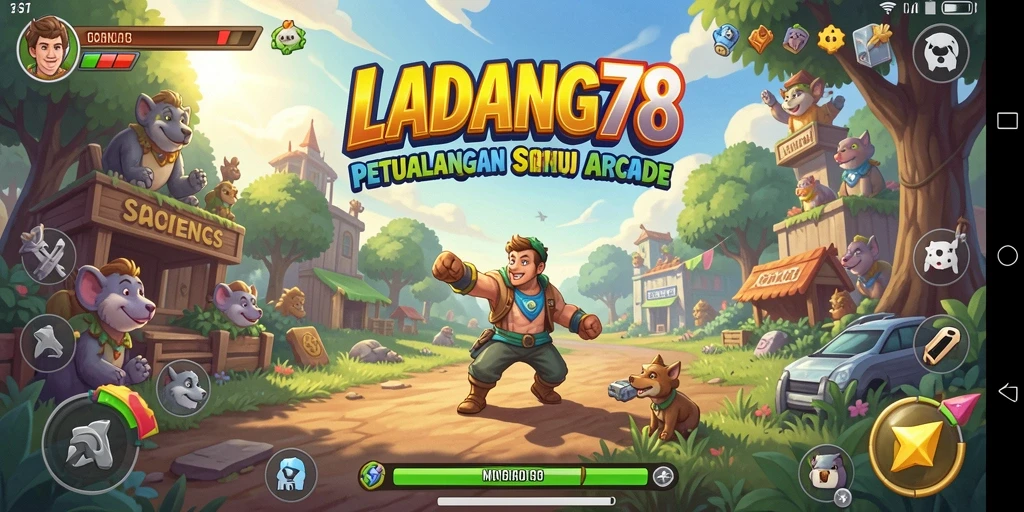 Screenshot utama LADANG78 menampilkan gameplay yang dinamis dan menggugah adrenalin.