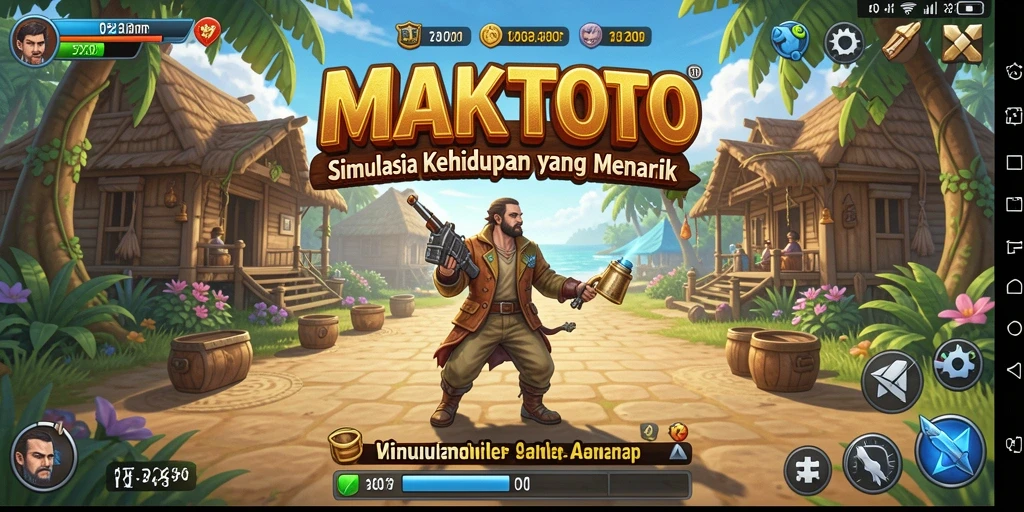 Tampilan gameplay MAKTOTO yang menarik dan interaktif.