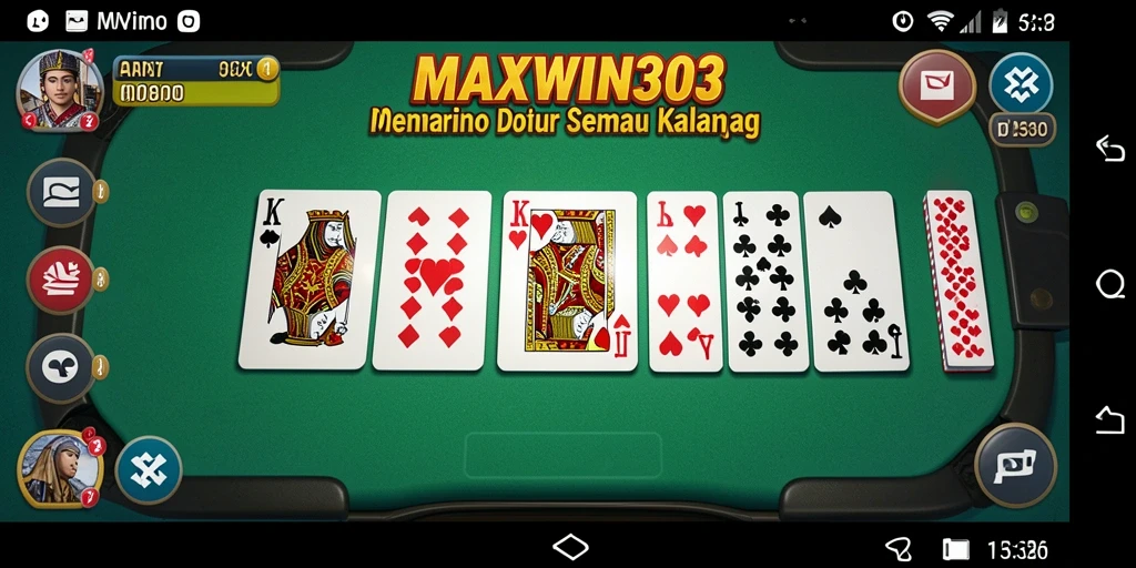Screenshot gameplay MAXWIN303 yang menunjukkan keseruan bermain Domino.