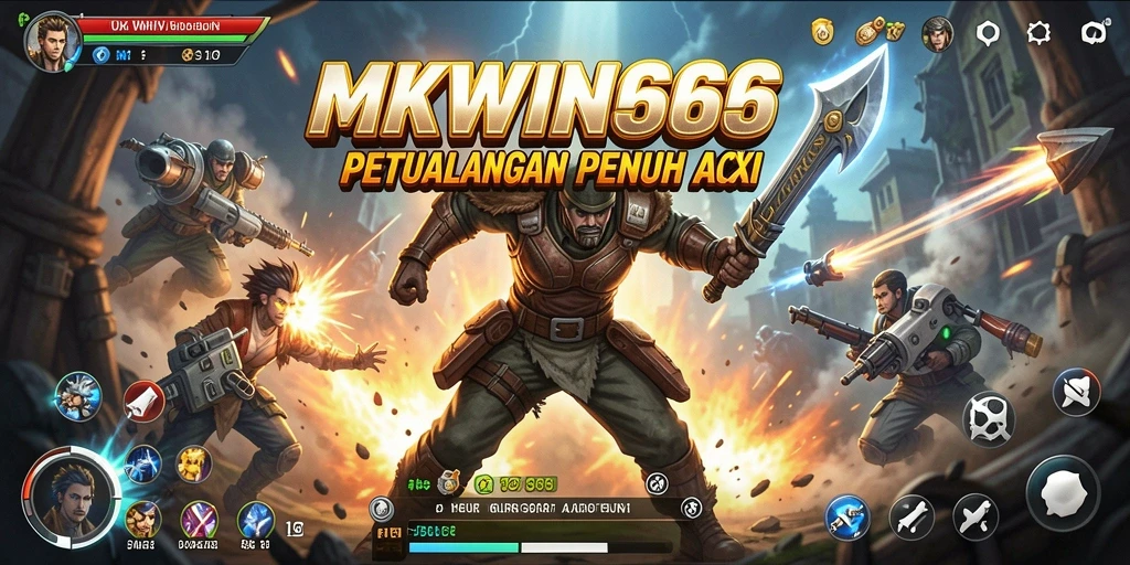 Tampilan screenshot dari gameplay seru MKWIN666.