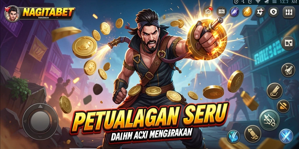 Screenshot gameplay NAGITABET yang menampilkan aksi mendebarkan.