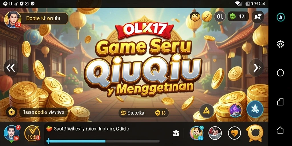 Tampilan gameplay QiuQiu yang mendebarkan di OLX17.