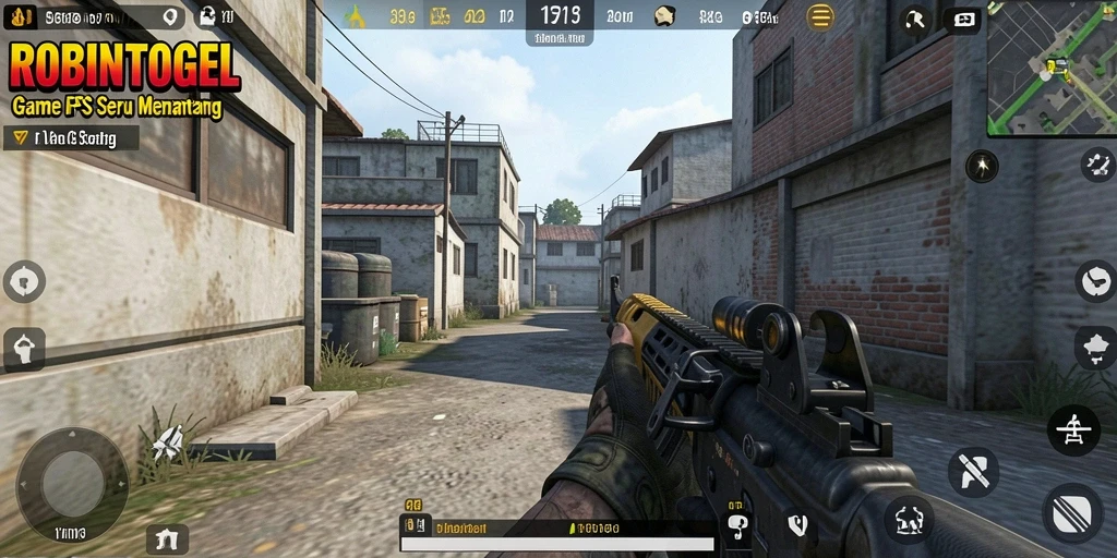 Screenshot gameplay menampilkan aksi seru di ROBINTOGEL.