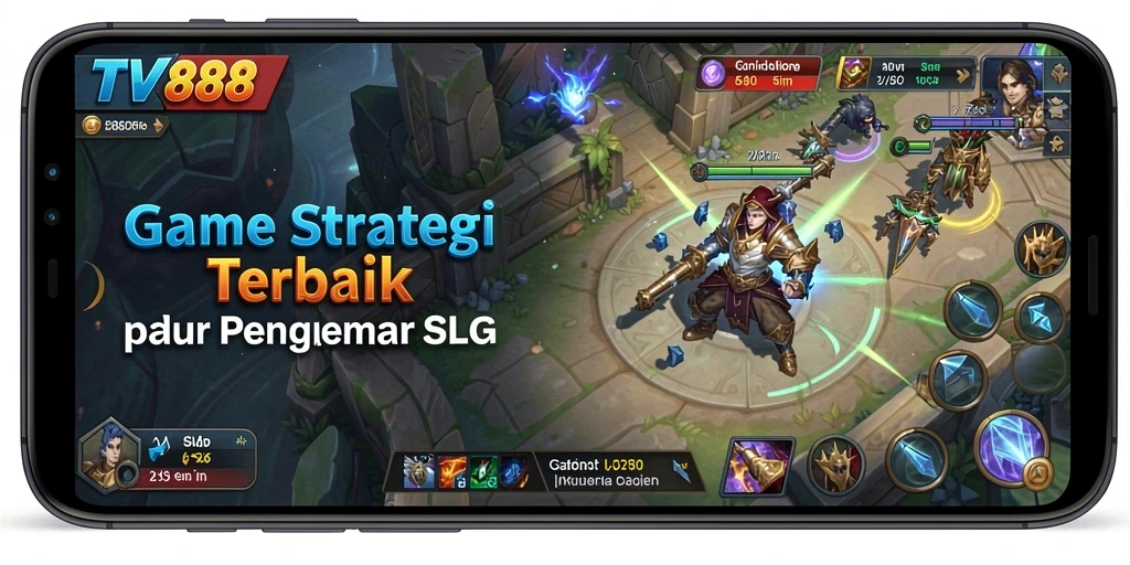 Tampilan menarik dari gameplay strategi di TV888.