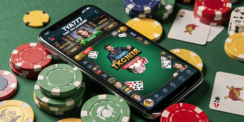 Screenshot gameplay menarik dari TYA777 yang menunjukkan aksi permainan Poker.