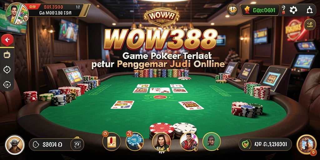 Screenshot gameplay WOW388 menampilkan aksi seru permainan Poker.